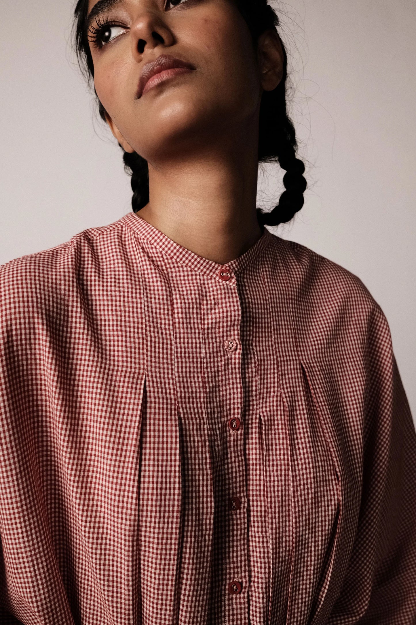 Keriya | Cotton Checkered Top