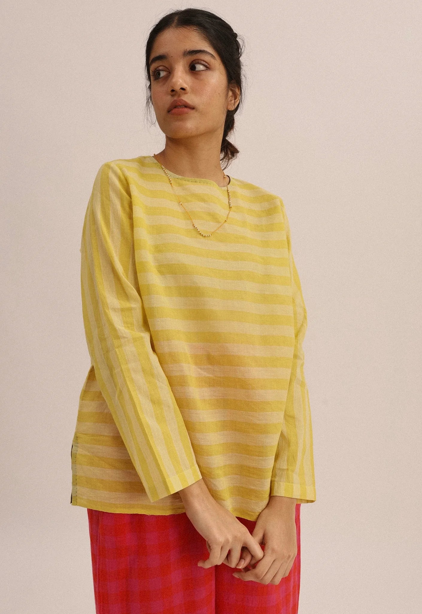 Mindy | Handwoven Cotton Top