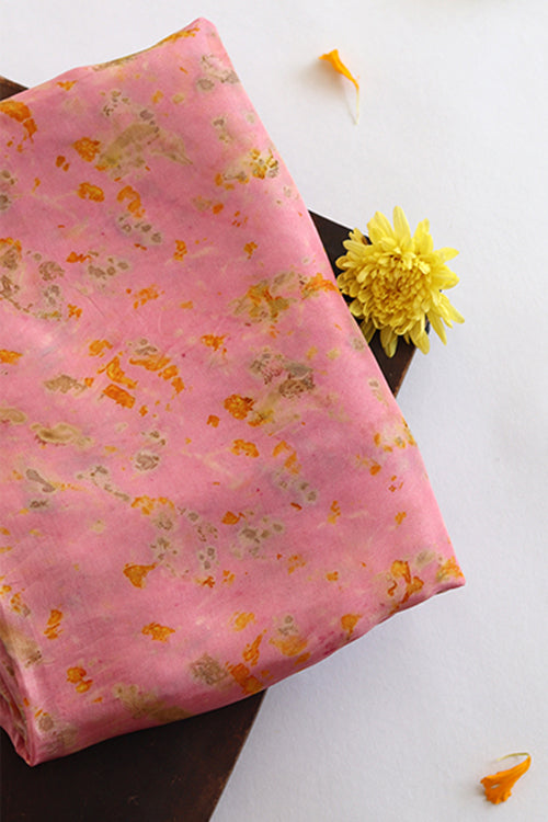 Gudhal |  Eco Printed Habutai Silk Yardage