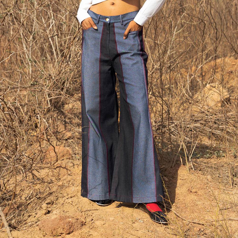 Steffie | Flared Denim Pants