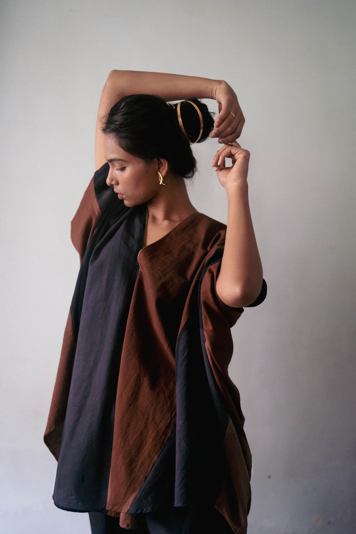 Aura Kaftan  | Handwoven Cotton Kaftan Top