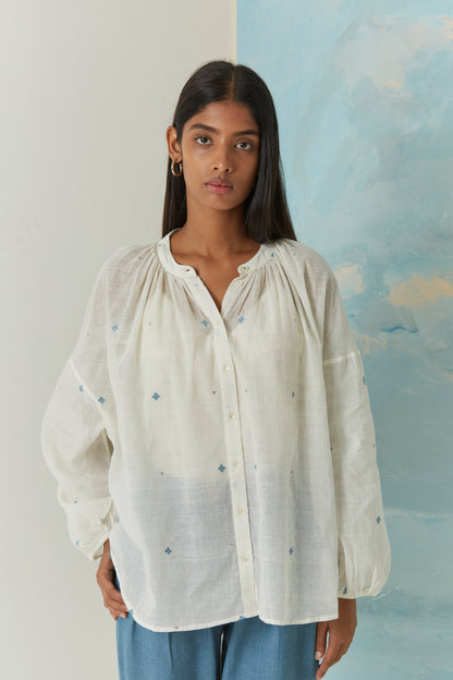 Hana | Handwoven Jamdani Blouse