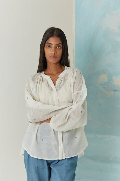 Hana | Handwoven Jamdani Blouse