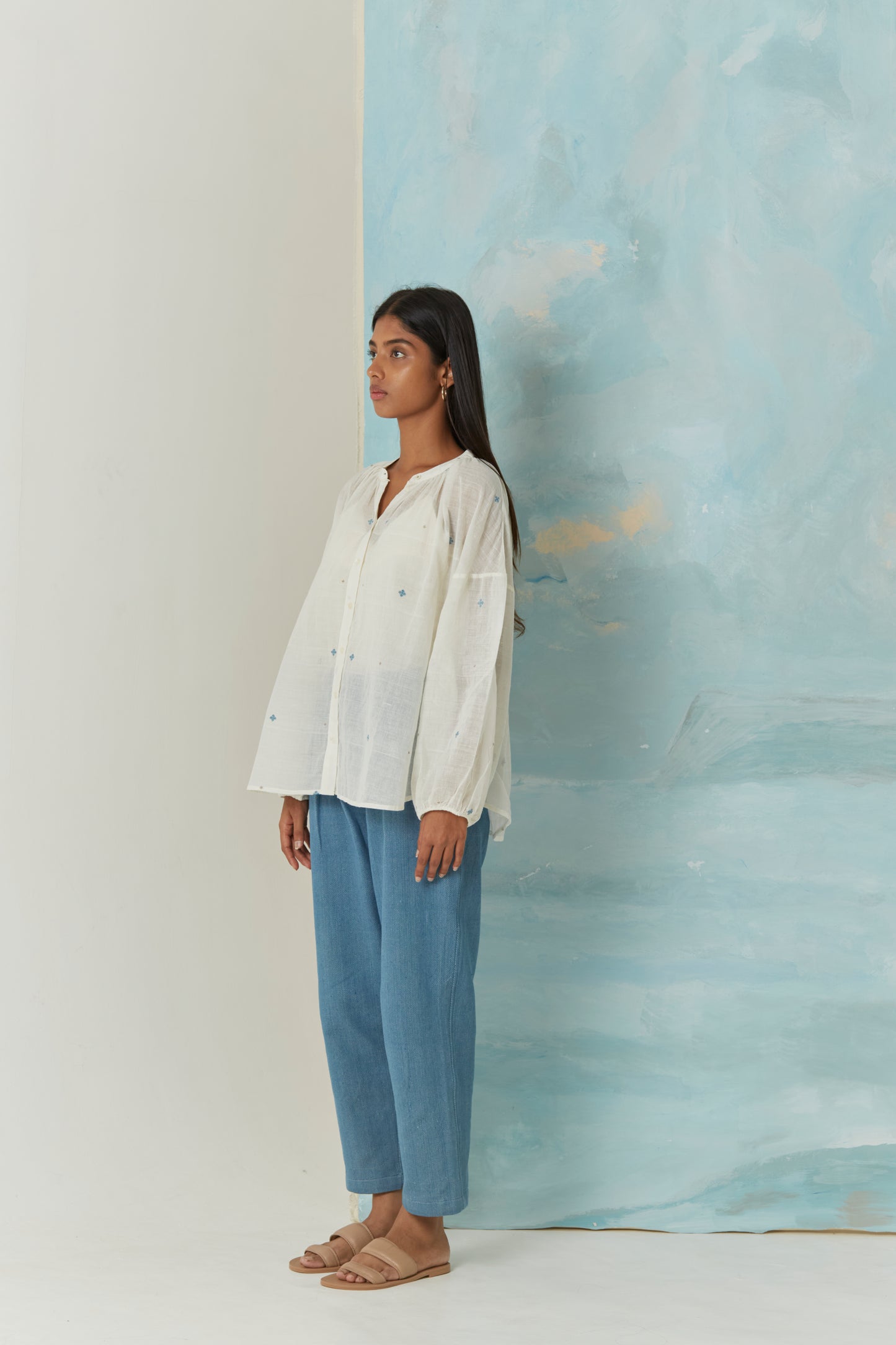 Hana | Handwoven Jamdani Blouse