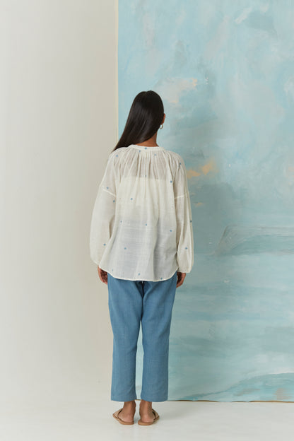 Hana | Handwoven Jamdani Blouse