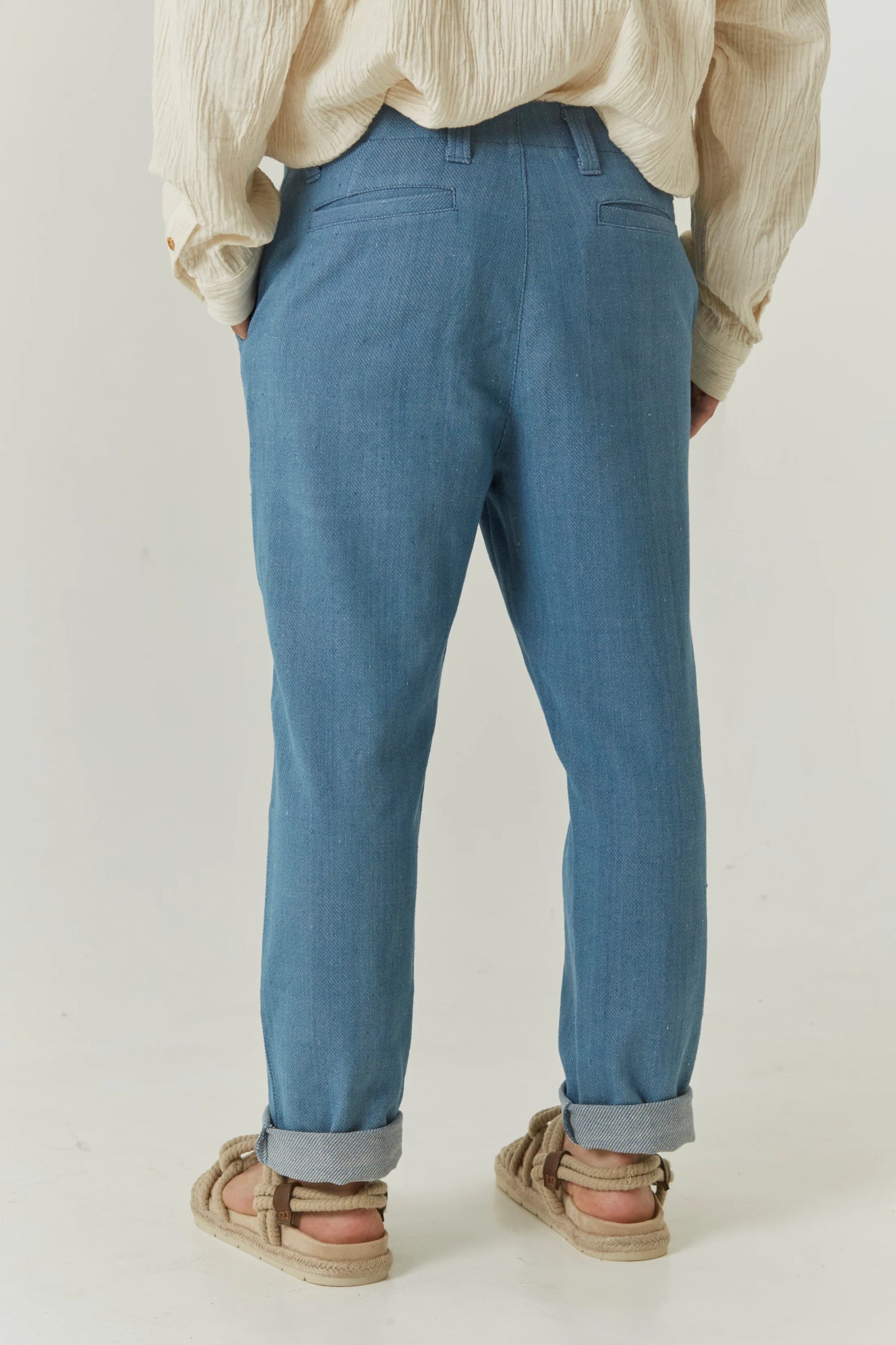 Enzo | Pleated denim Pants