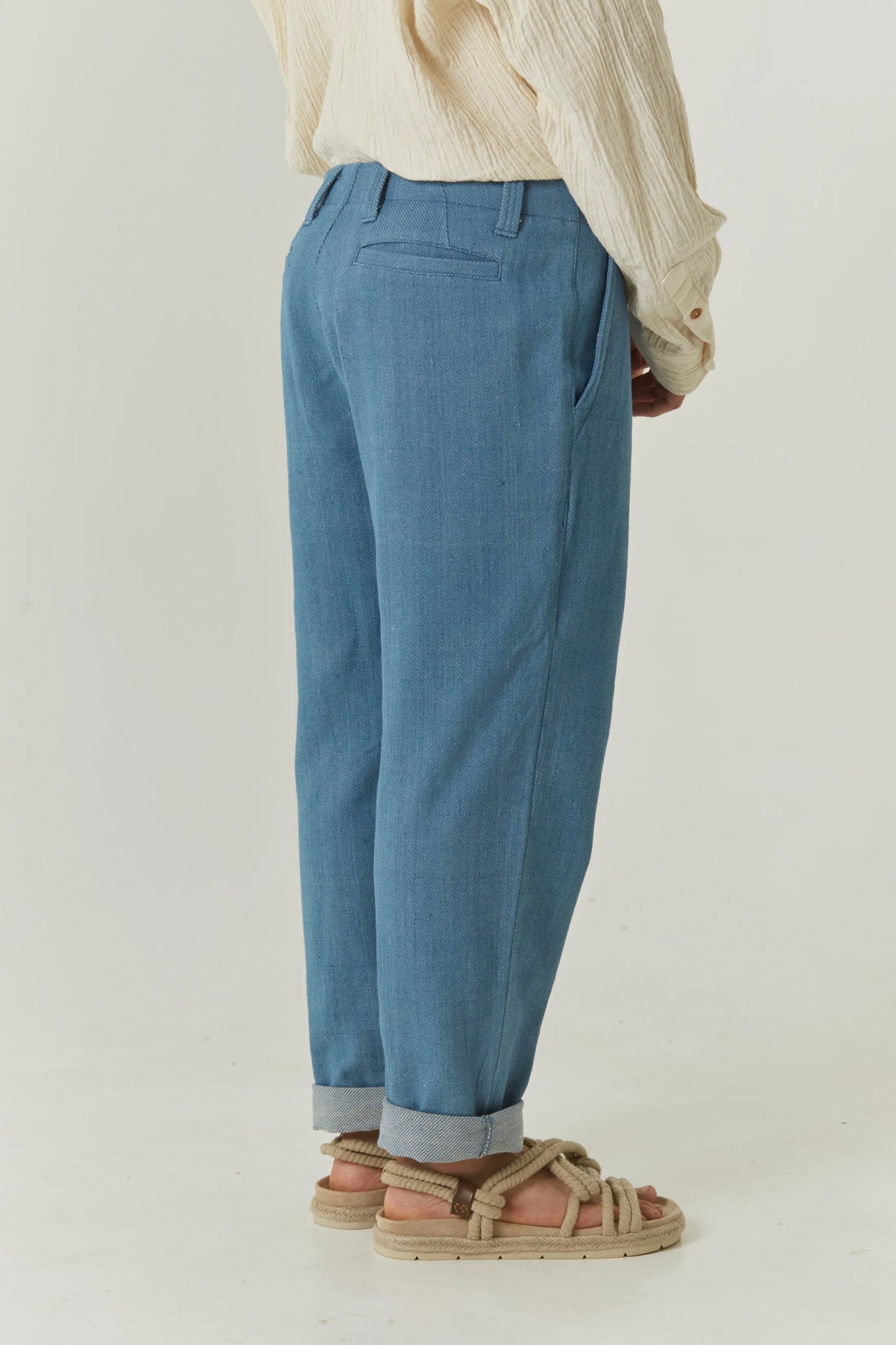 Enzo | Pleated denim Pants