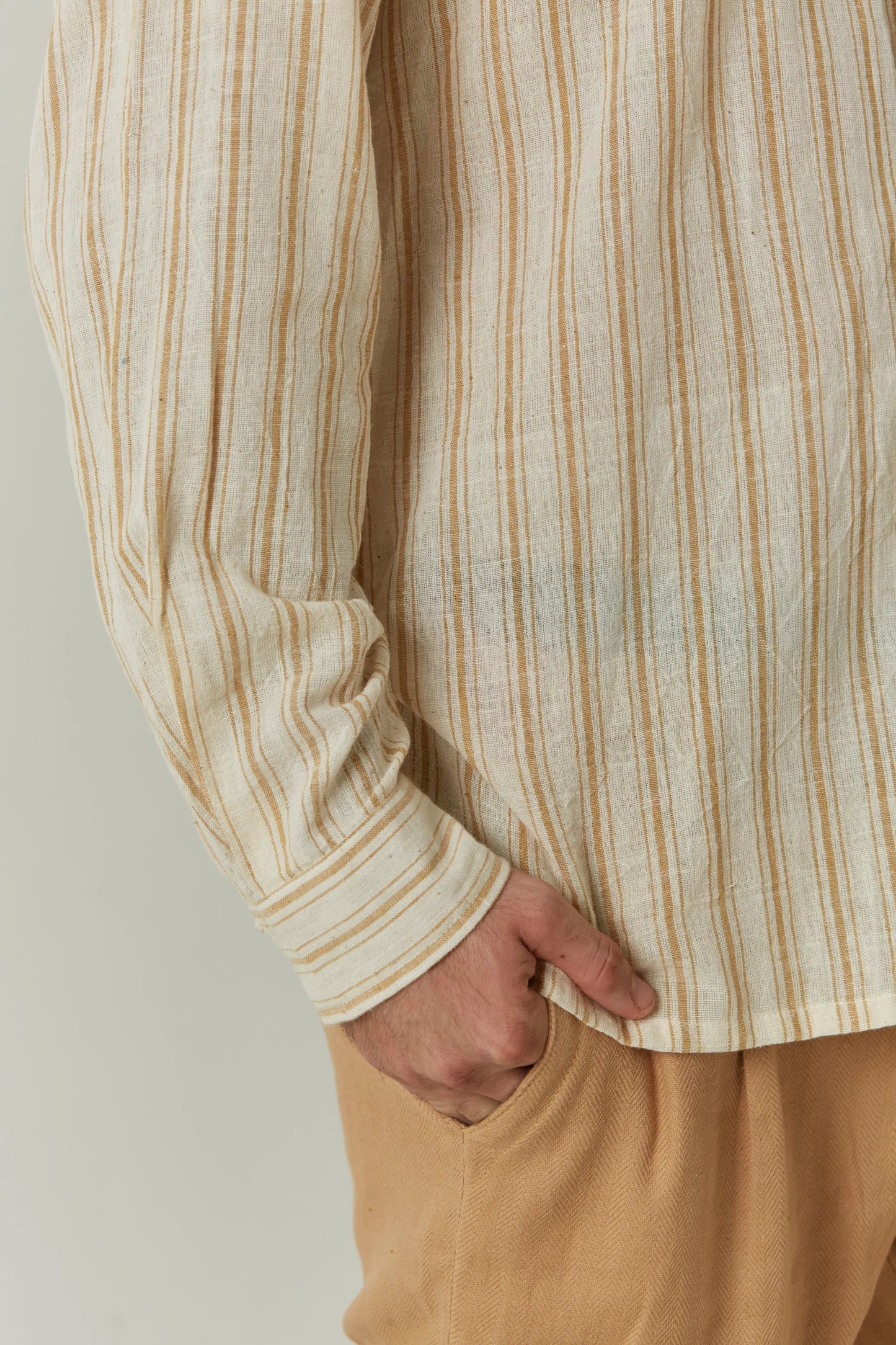 Mateo | Handwoven Stripe Shirt