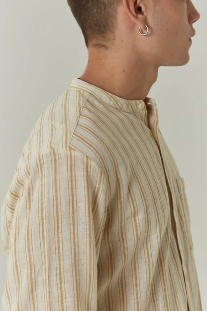 Mateo | Handwoven Stripe Shirt