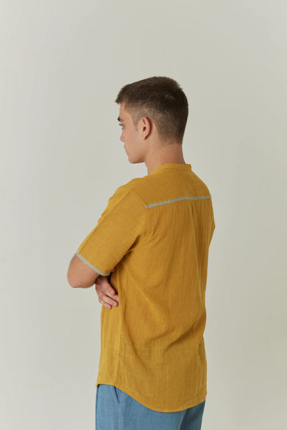 Marigold | Handwoven Stripe Shirt