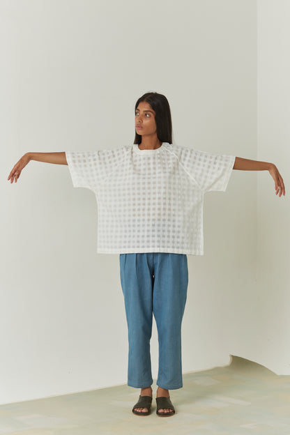 Chloe| Handwoven Raglan Sleeve Top