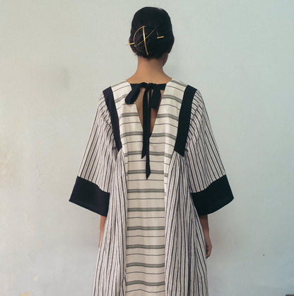 Shima | Mid Length Patchwork Dress