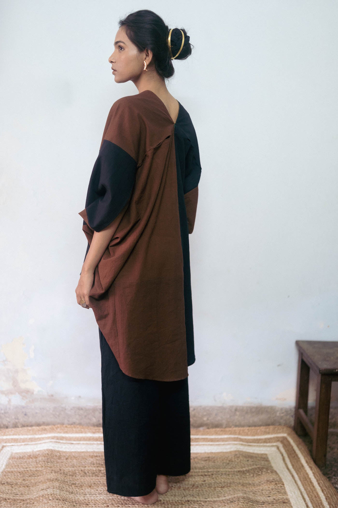 Aura Kaftan  | Handwoven Cotton Kaftan Top