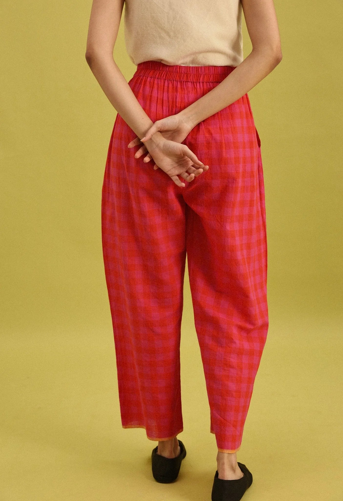 Cindy | Checkered Pants