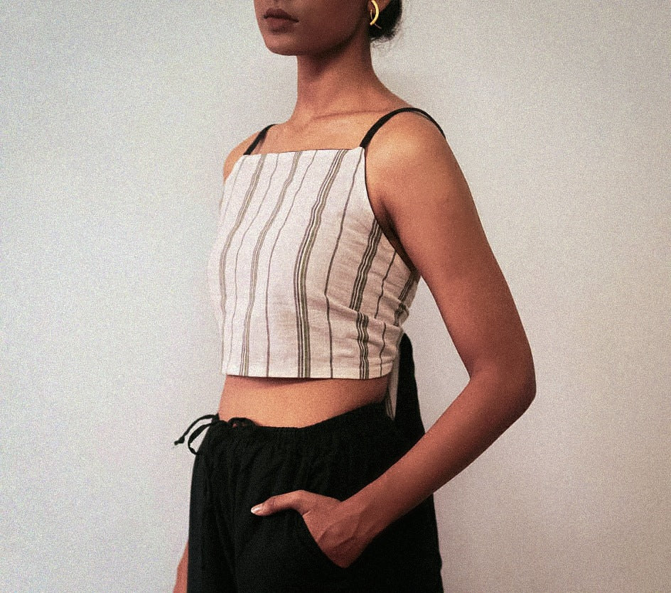 Saka | Reversible Crop Top