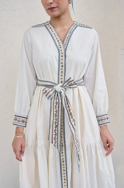 Chintz | Shirt Collar Flowy Dress