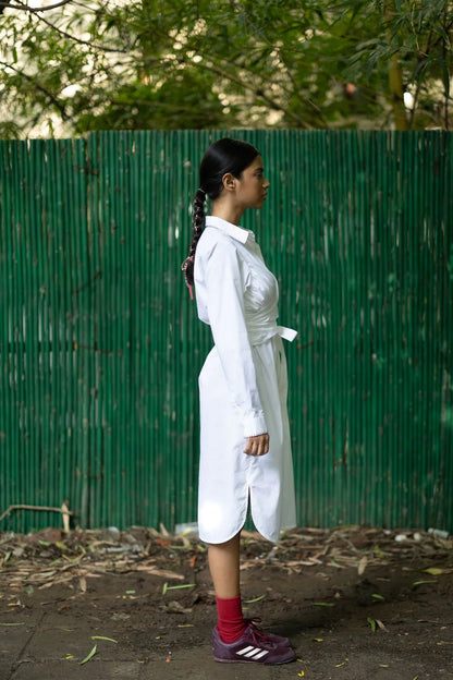 Thea | Wrap Shirt Dress