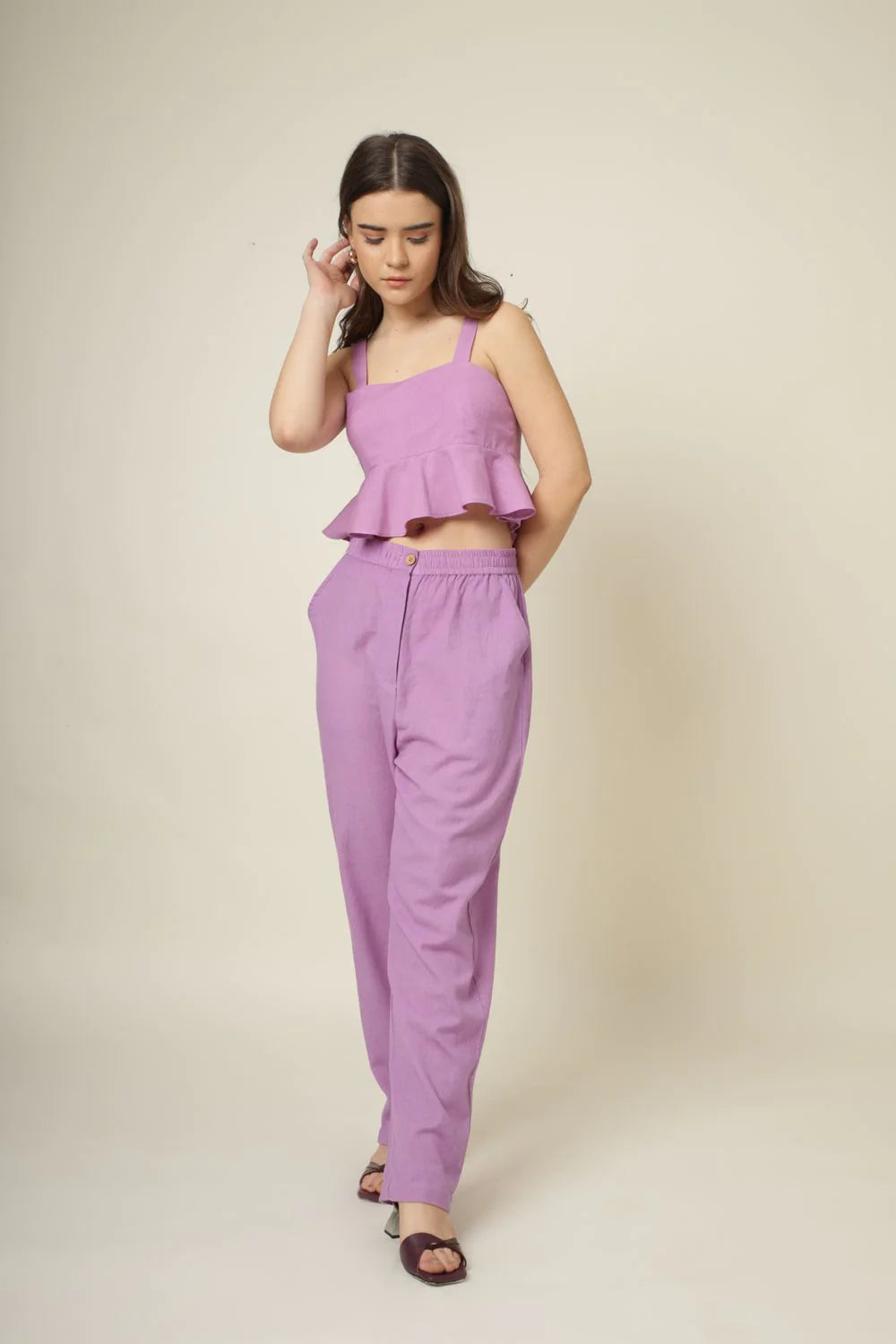 Wu | Purple Co-ord Set