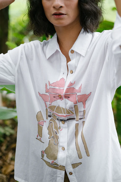 Opal Sakya | Handpainted Shirt