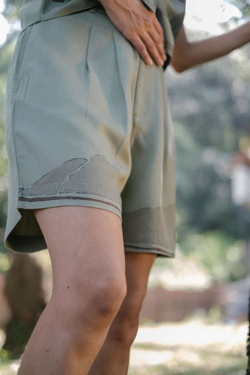 Oliver Mountain| Handpainted Shorts