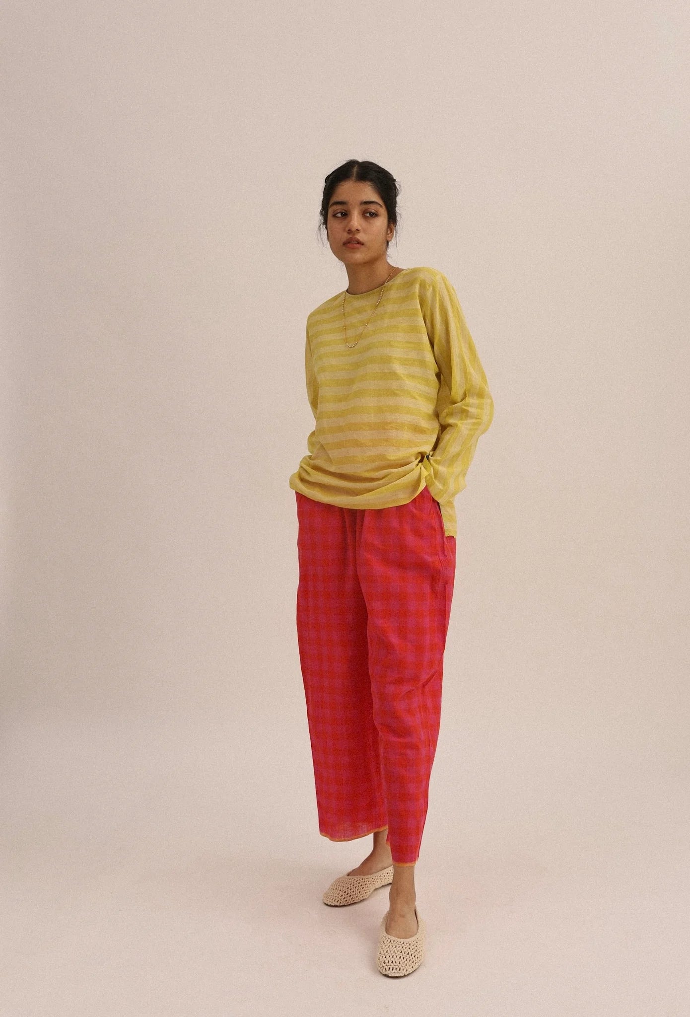 Mindy | Handwoven Cotton Top