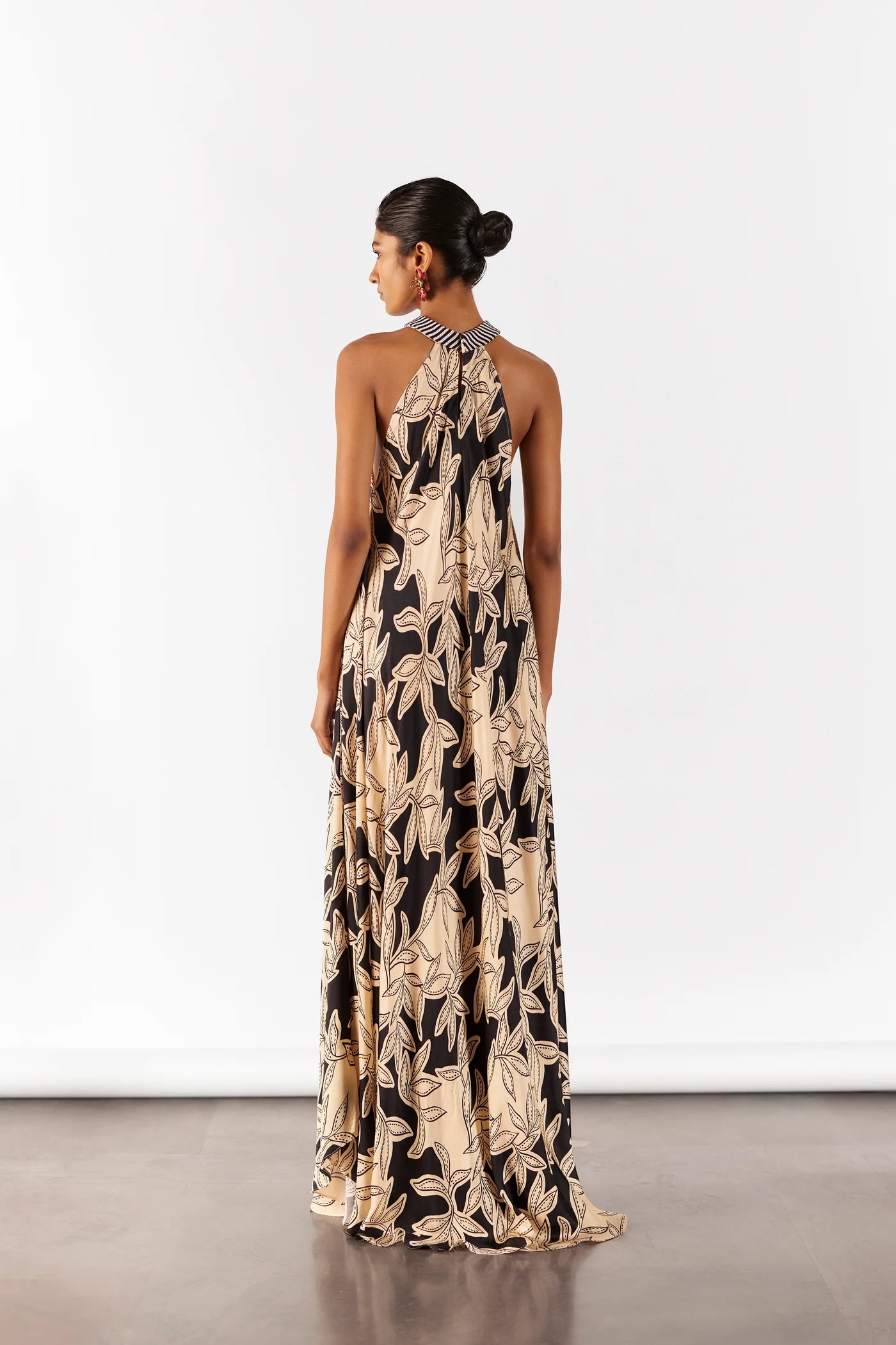 Hazel | Halter Printed Dress