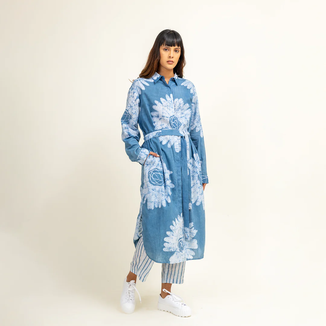 Sehela | Blue Floral Set