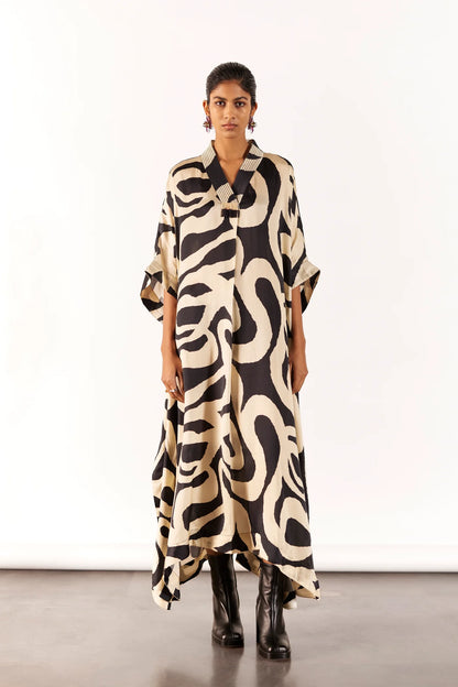 Chestnut | Vegan Silk Kaftan