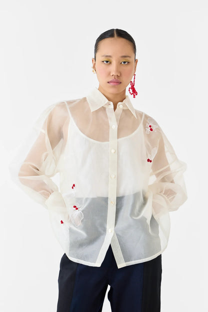 Koi | Organza Shirt