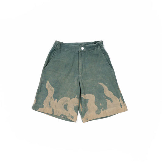 Bakr Forest Green Flame Shorts