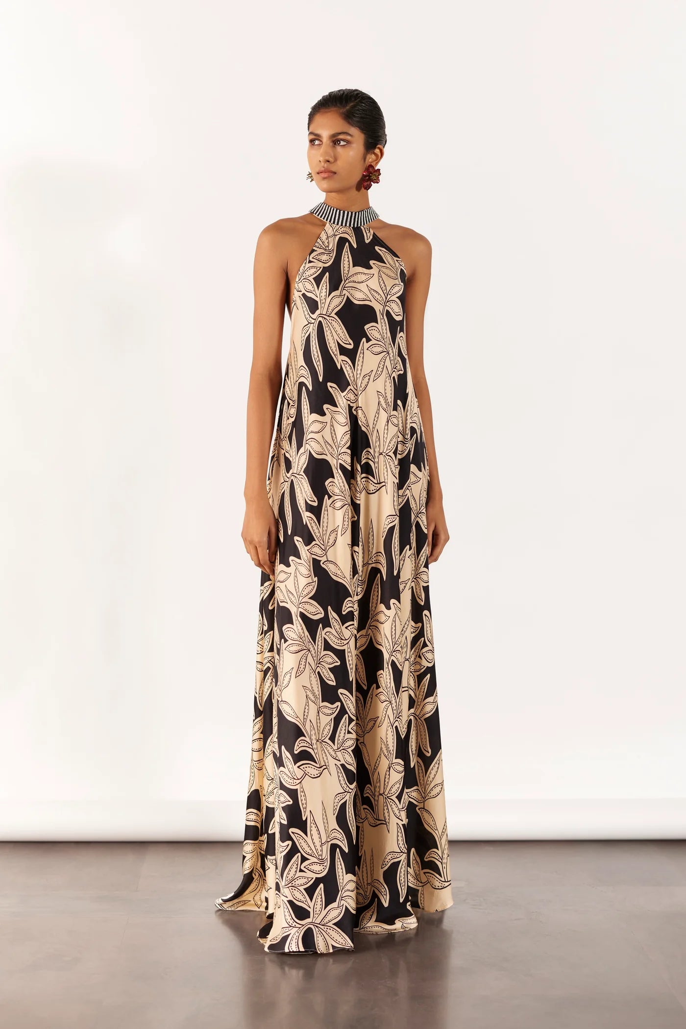 Hazel | Halter Printed Dress