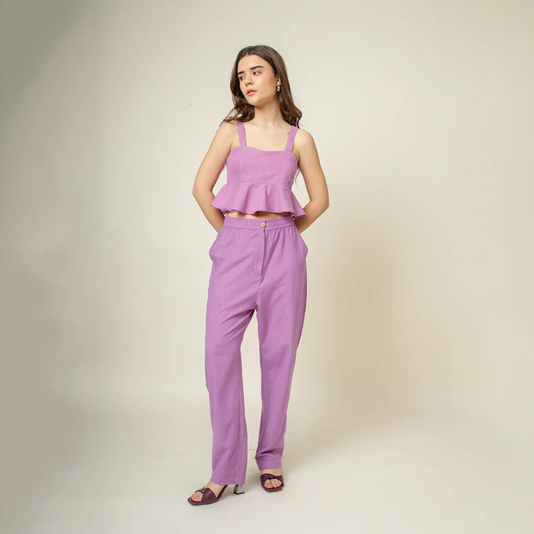 Wu | Purple Co-ord Set