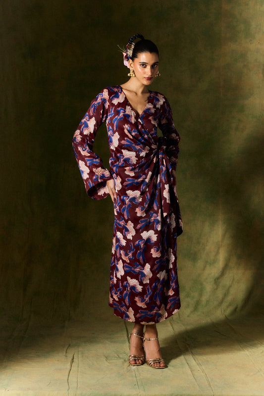 Meher | Silk Wrap Dress